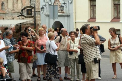 Vilnius-tourists